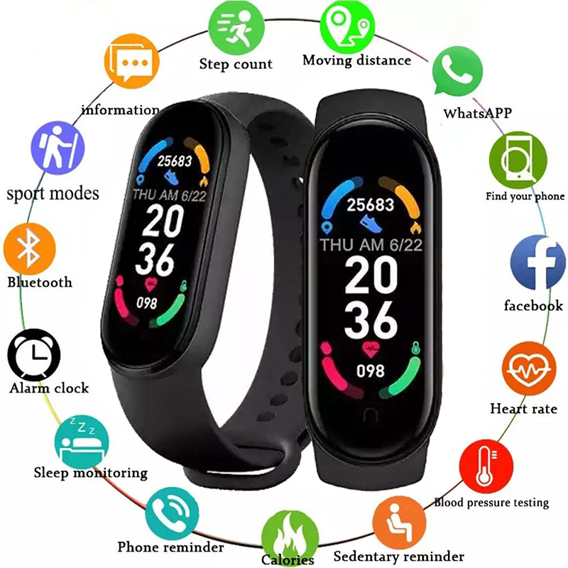 Android Smartwatch Accessories - M6 Smart Watch Men Women Fitness