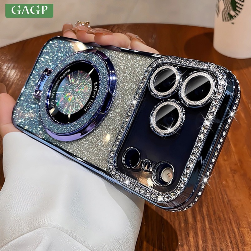 Apple Iphone 15 Pro Max - Glitter for Magsafe Bracket Case for