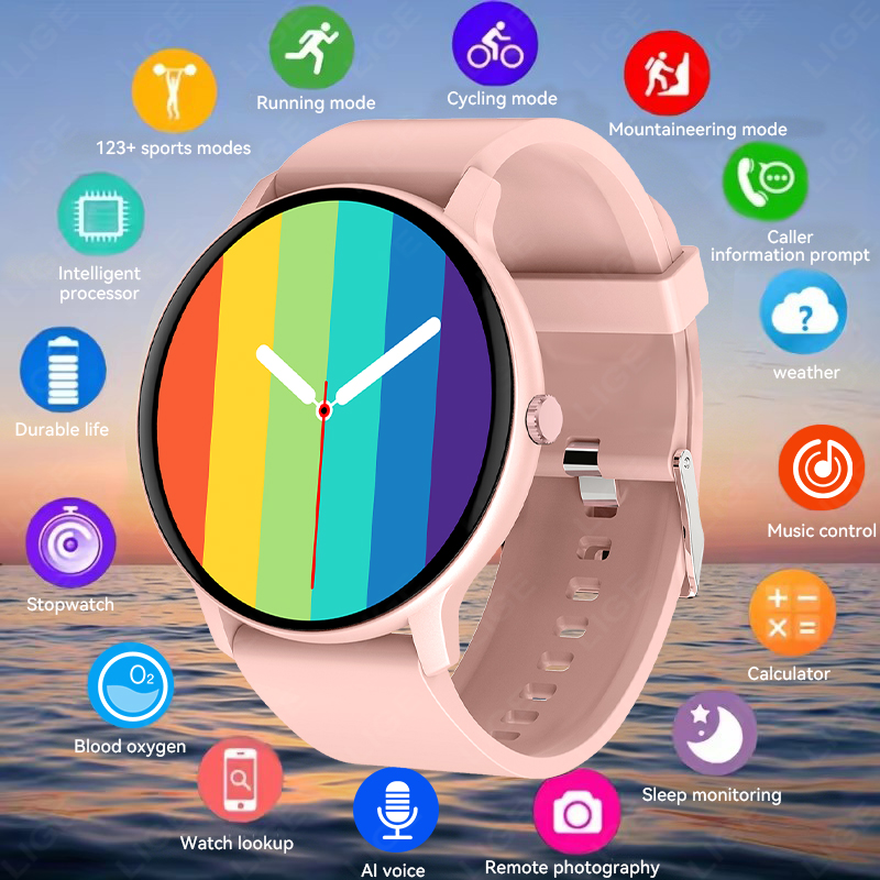 Smartwatch Face - LIGE 2026 Smart Watch DIY Watch