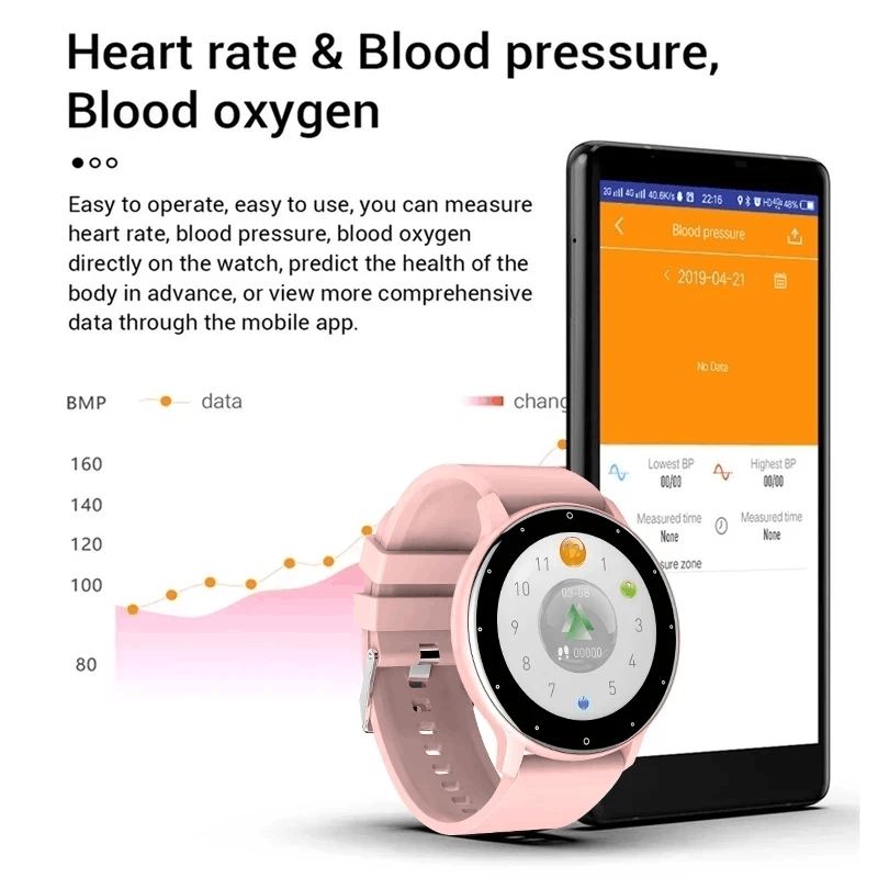 LIGE Women Smart Band Watch Re - Smartwatch Face 评论和价格