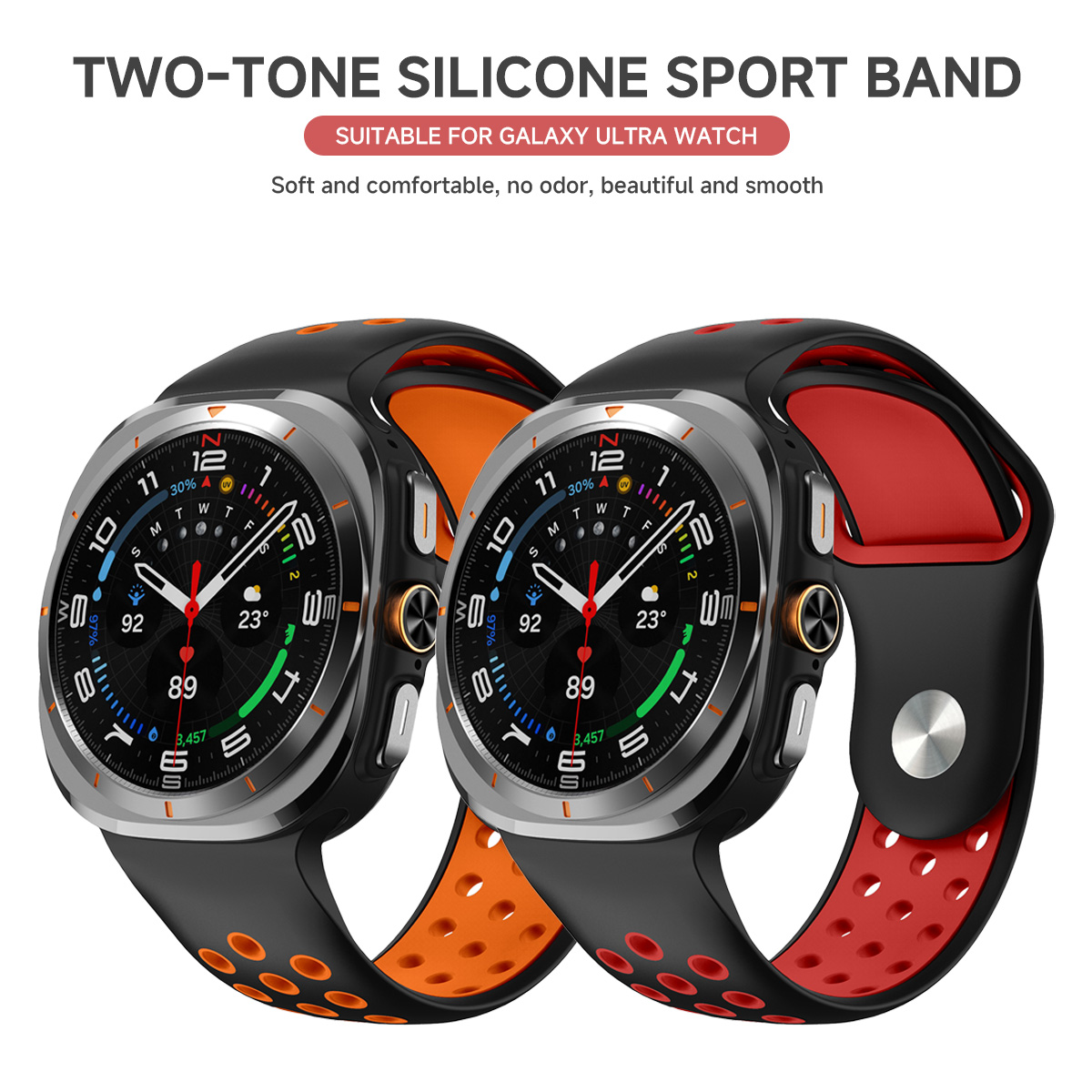 Silicone Strap For Samsung Gal - Samsung Smartwatch Ultra Accessories 评论和价格