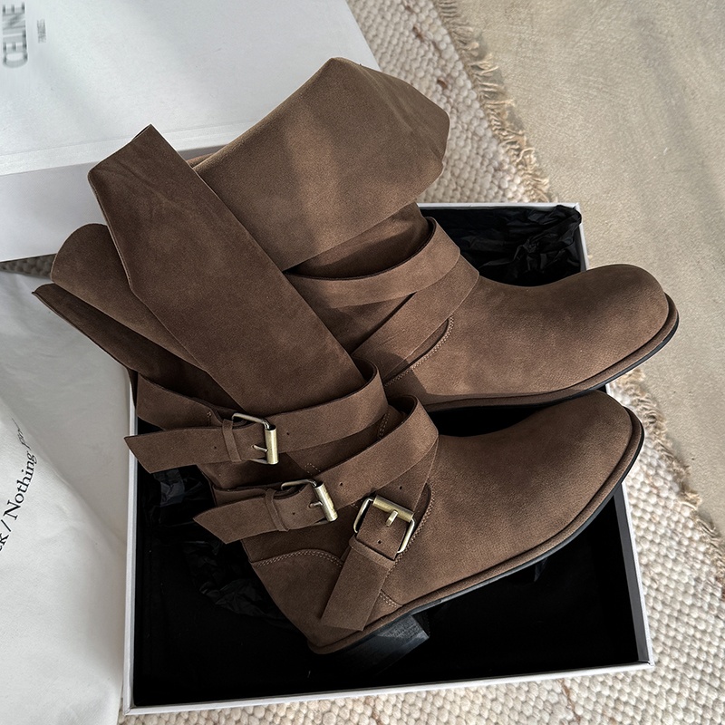 Woman Boots Cowgirls Western B - Leather Classic Strap 评论和价格