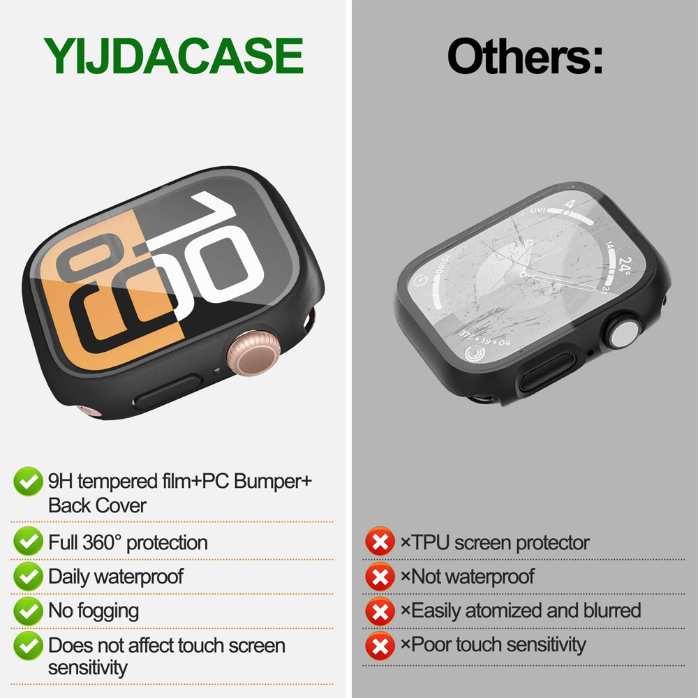 for Apple Watch Case 46mm 45mm - Smartwatch Face 评论和价格