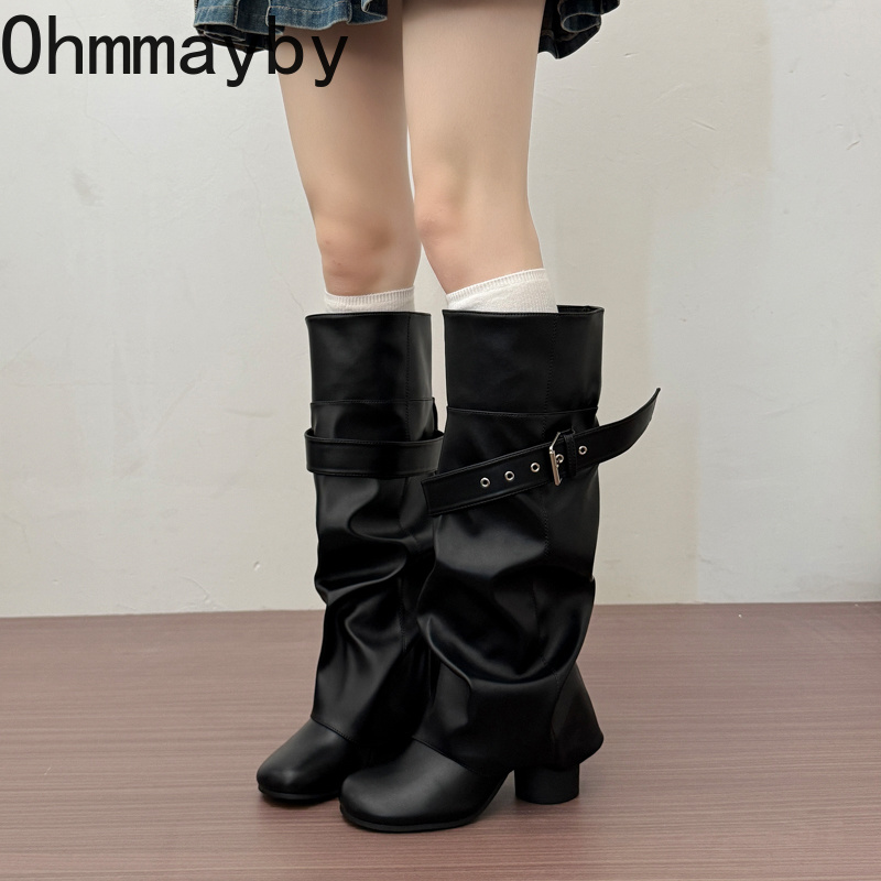 Designer Women Knee High Boots - Leather Classic Strap 评论和价格