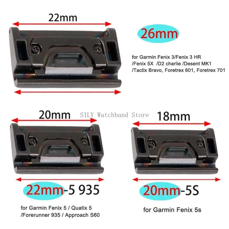 2PCS  Quick-Fit Metal Bands Co - Watch Band Connector 评论和价格