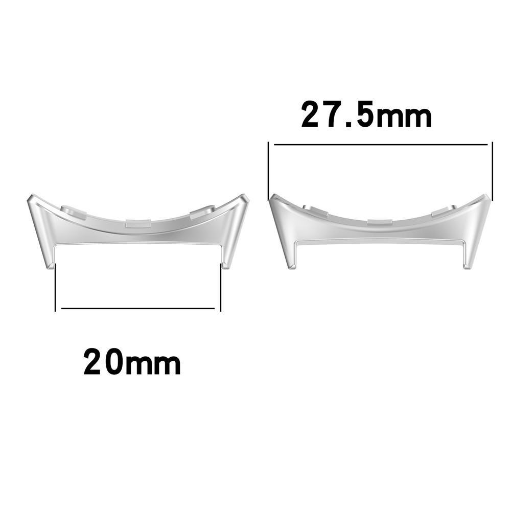2PCS 20mm Metal Connector for  - Watch Band Connector 评论和价格
