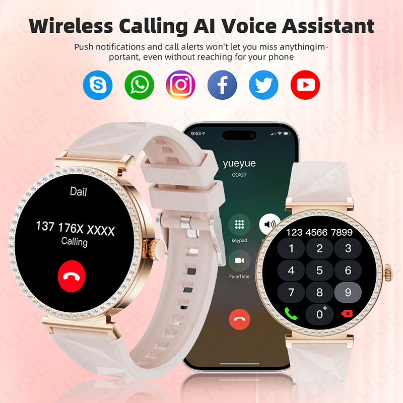 LIGE New GPS Bluetooth Call Sm - Smartwatch Face 评论和价格