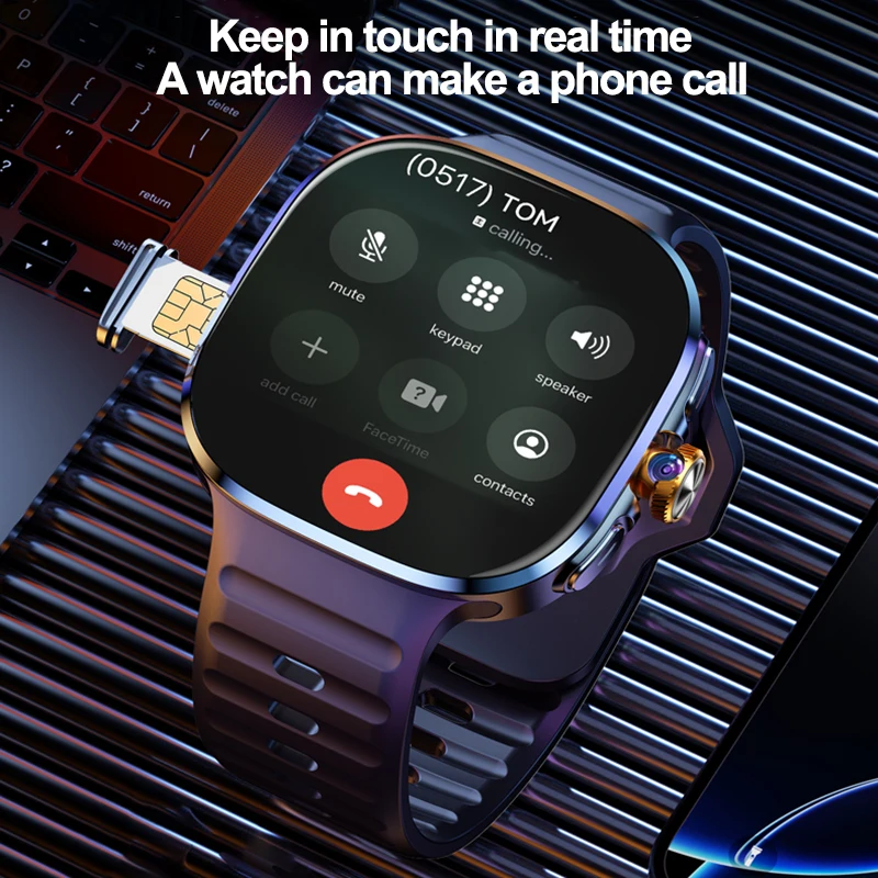 New Large Screen Smartwatch 4G - Android Smartwatch Accessories 评论和价格